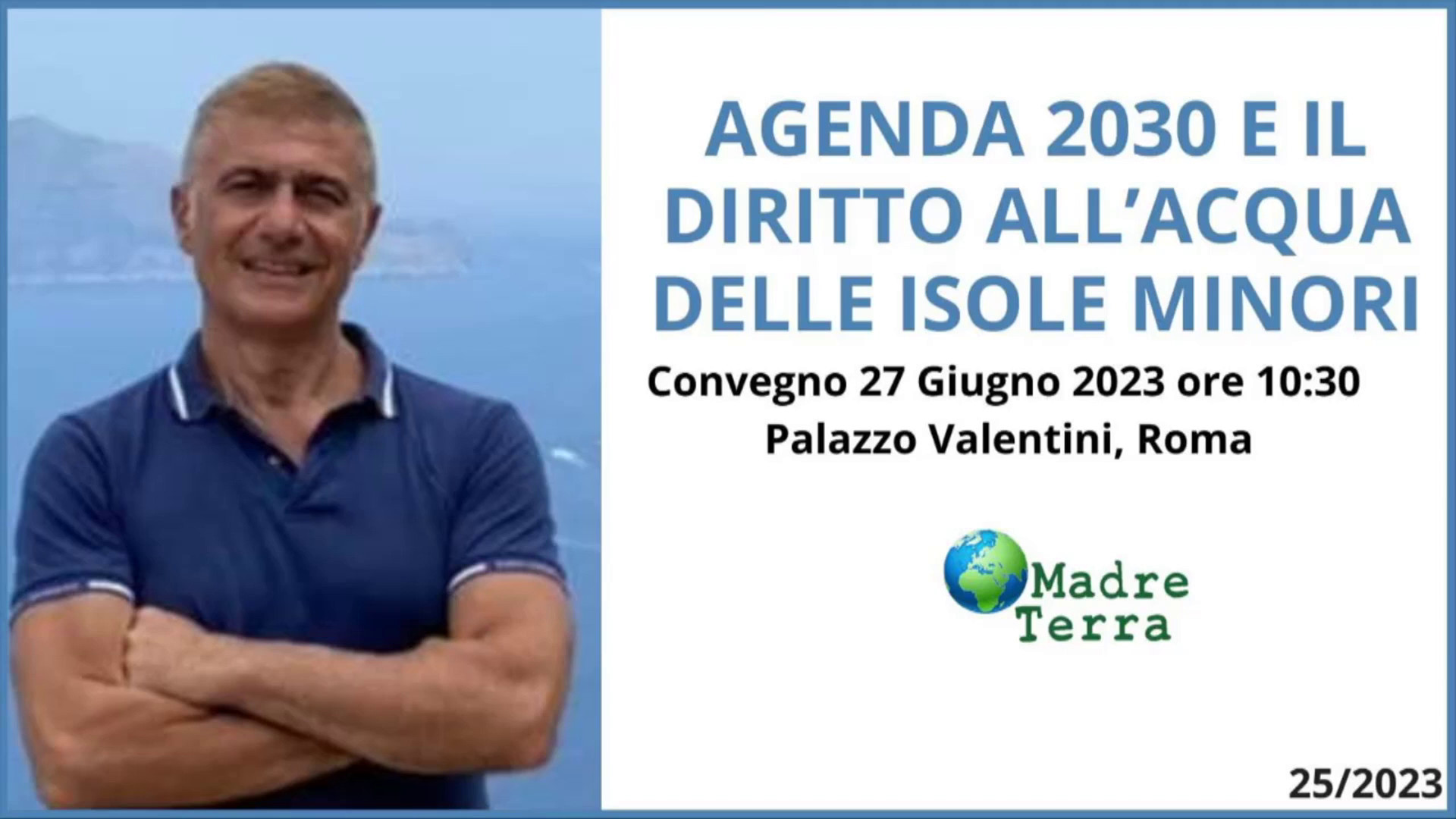 Madre Terra – Un convegno sul diritto all’acqua delle Isole minori