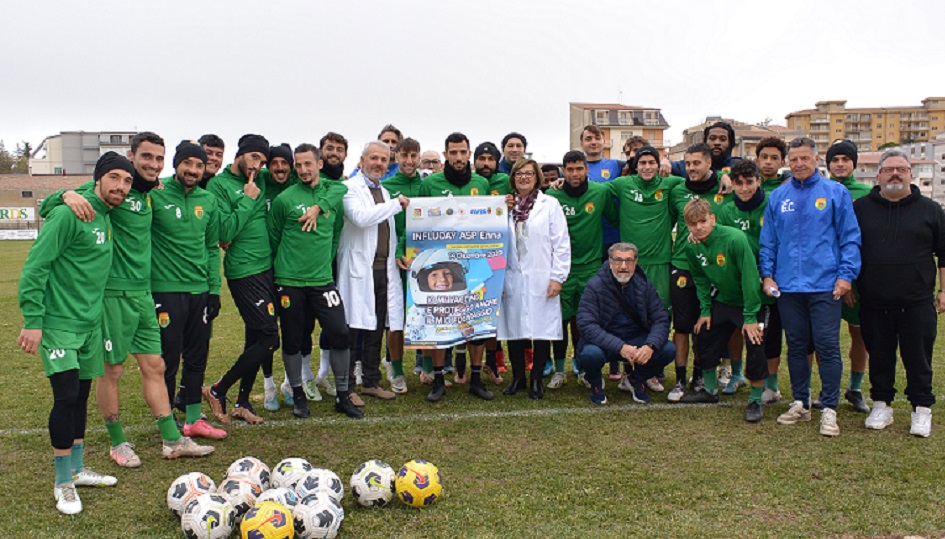 Vaccini contro influenza e Covid, Enna calcio promuove la campagna