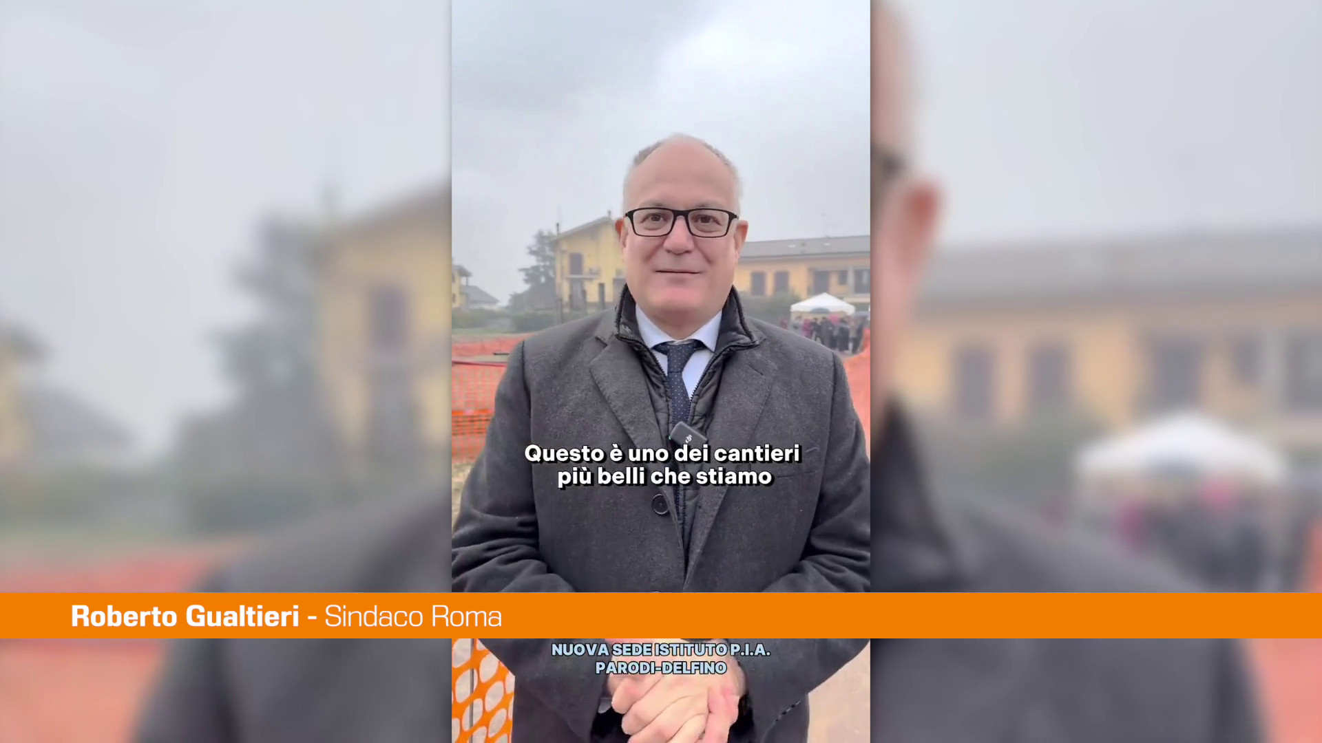 Gualtieri “Grande gioia per posa prima pietra scuola a Colleferro”