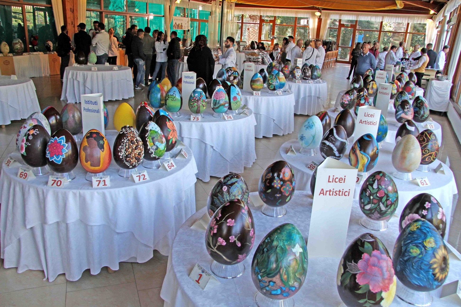 A Catenanuova la quinta edizione trofeo “Tino Venuti”: oltre 100 uova in cioccolata decorate a mano dagli studenti di tutta la Sicilia