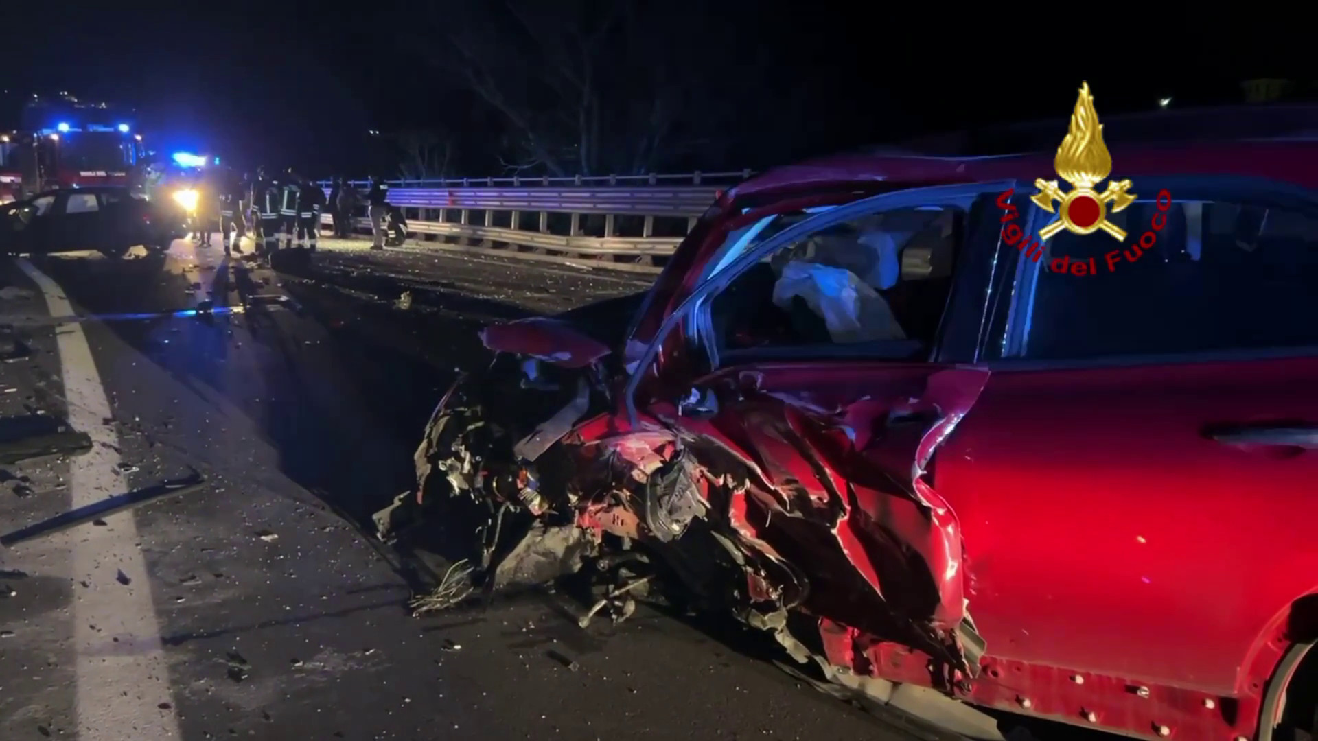 Incidenti stradali, scontro frontale tra due auto a Potenza