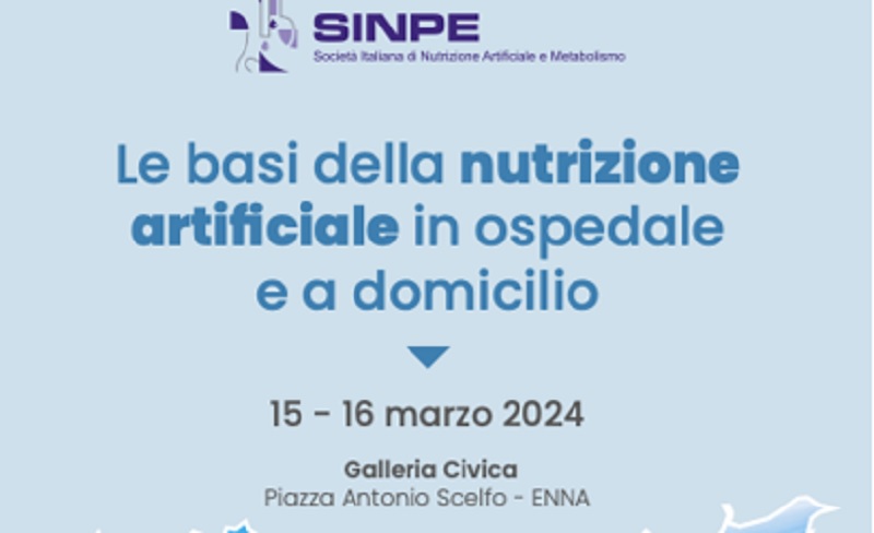 Nutrizione artificiale e metabolismo, corso a Enna