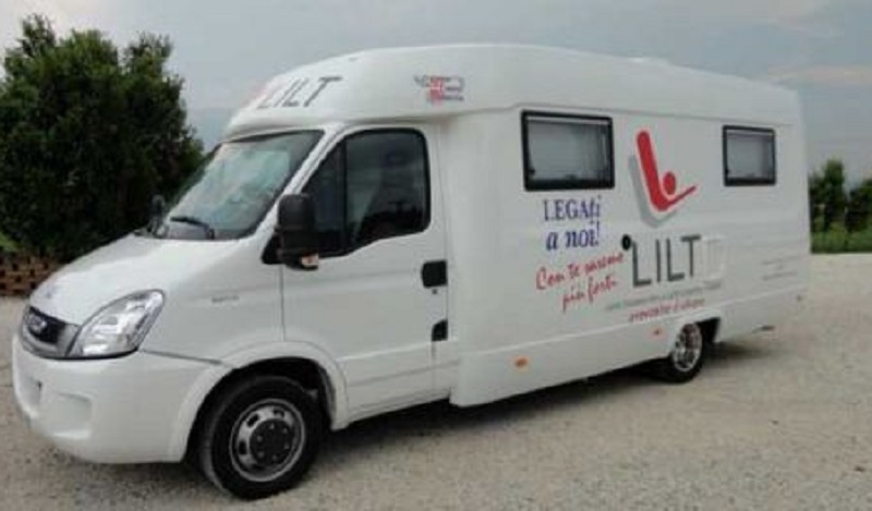 Prevenzione al cancro, camper della Lilt alla Kore