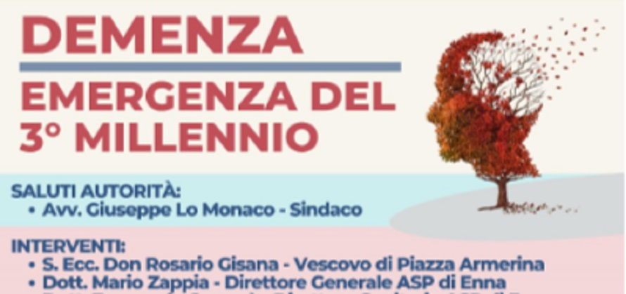 Demenza, convegno con Gisana e commissario Asp