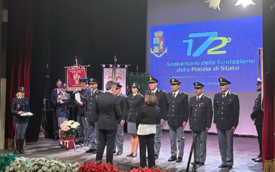 Festa della polizia a Enna, in un anno oltre 40 arresti