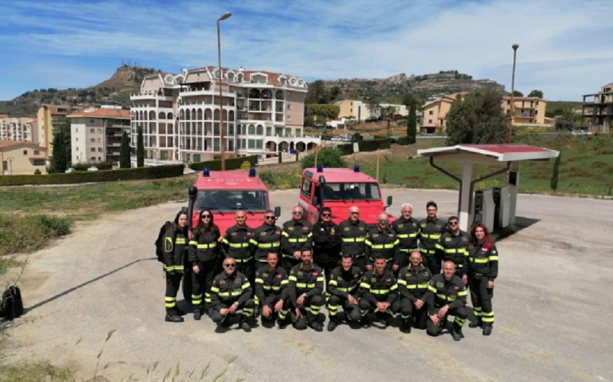 Guida per vigili del fuoco, concluso corso a Enna