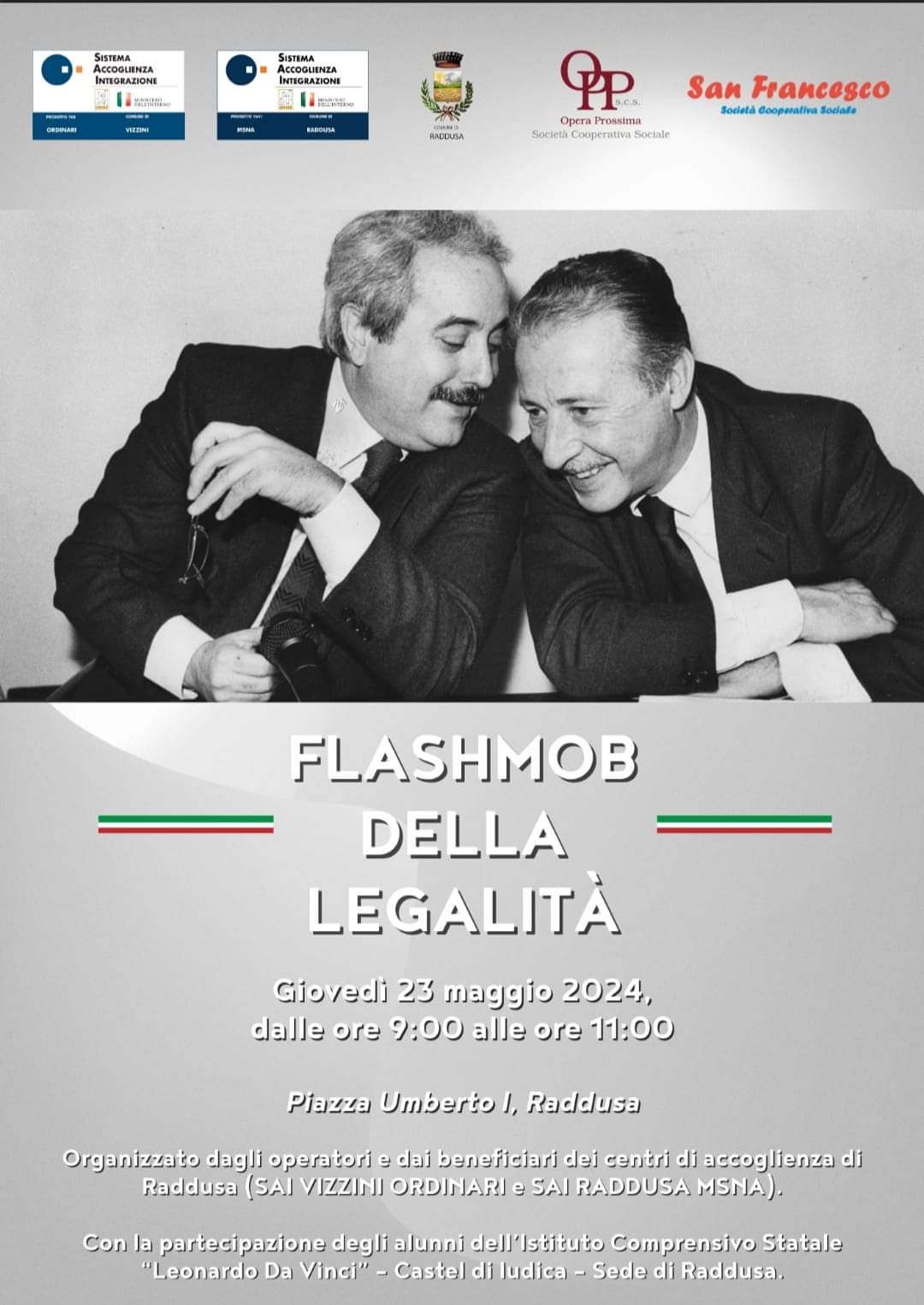 A Raddusa flashmob della legalità: un evento per celebrare i valori della giustizia