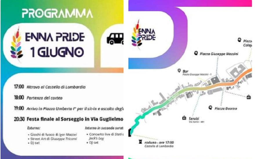 Enna Pride, ecco il percorso, sindaco ai cittadini, “partecipate”