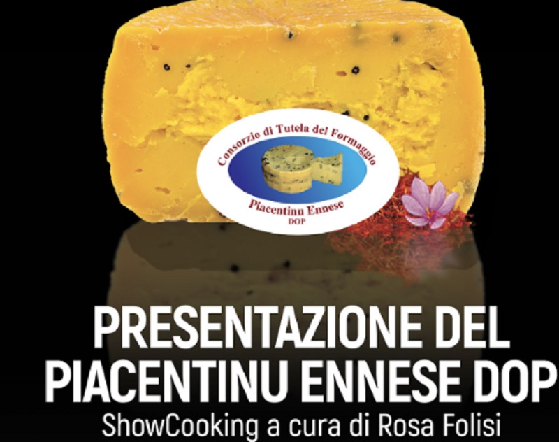 Piacentinu ennese dop, showcooking a Calascibetta