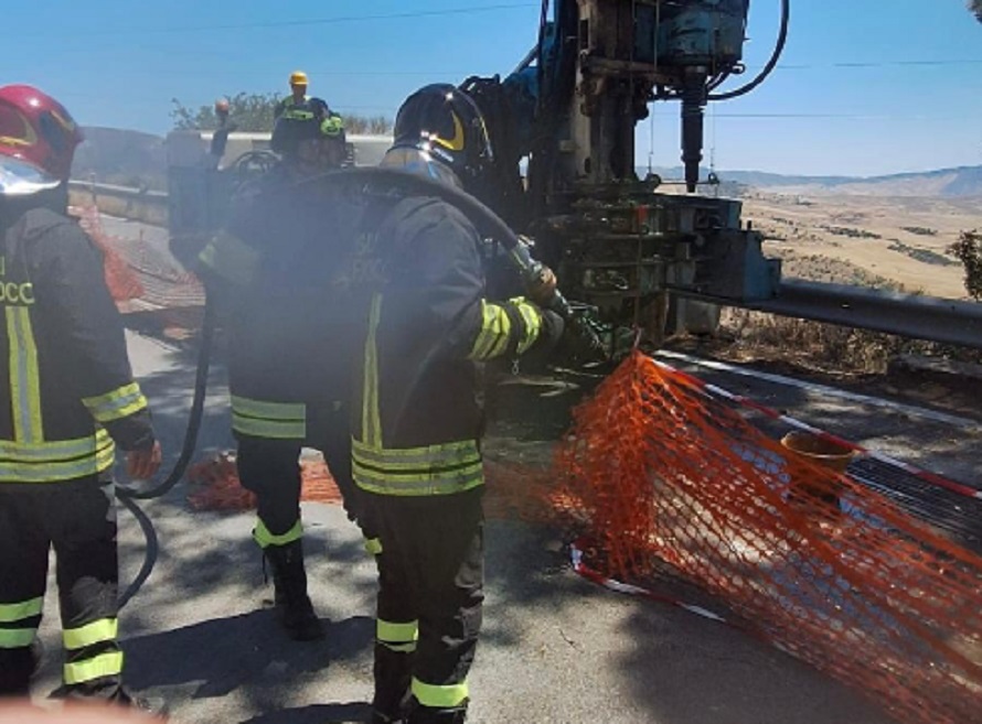 Fuga di gas a Calascibetta, paura tra i residenti