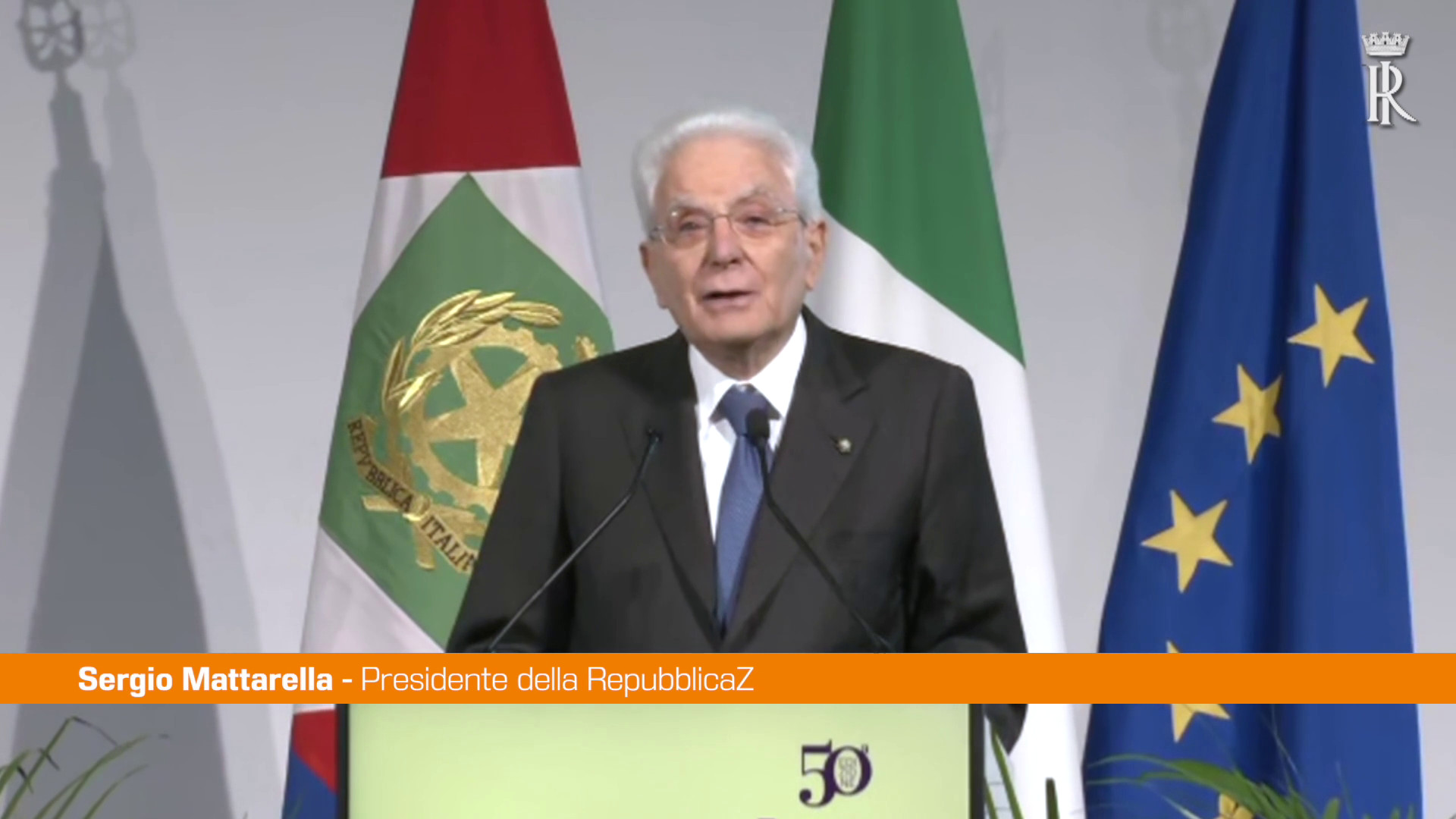 Mattarella “La democrazia non è mai conquistata per sempre”