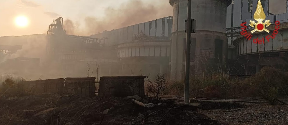 Incendio nell’ex miniera di Pasquasia