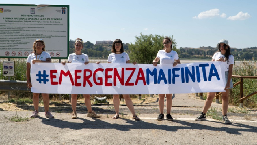 Lago di Pergusa, Legambiente, “è così per la siccità e per l’Autodromo”