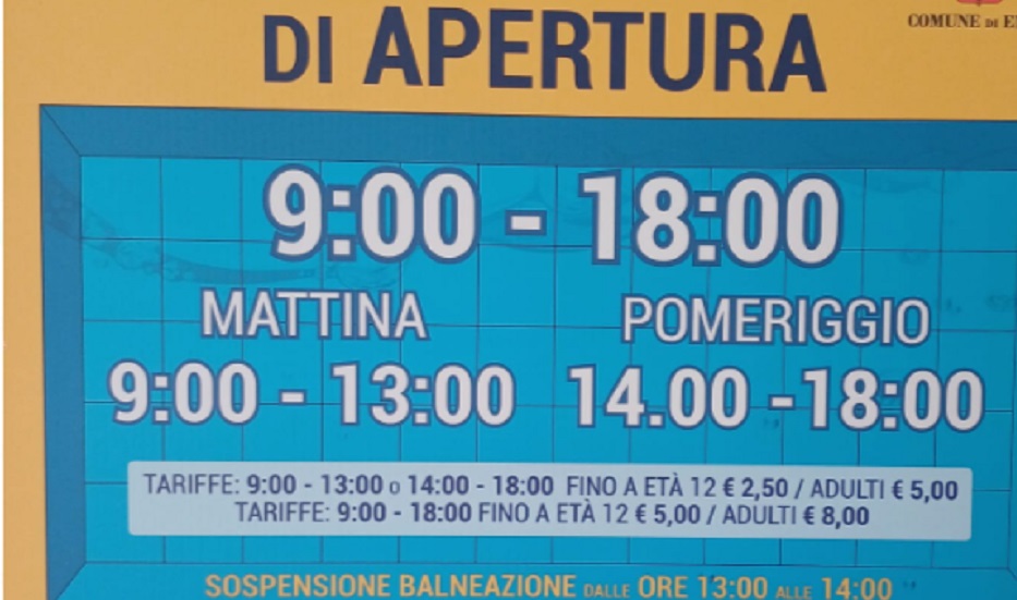 Ok dell’Asp, domenica piscine aperte a Pergusa