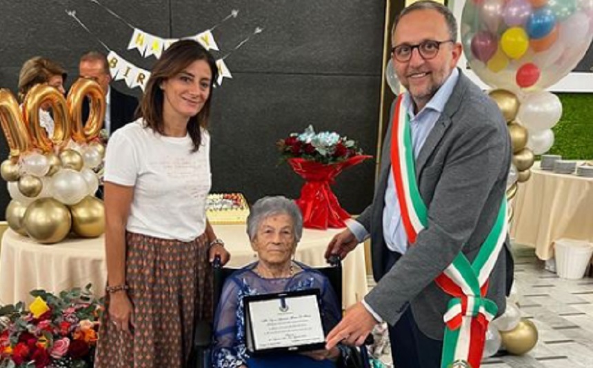 Troina, festa per i 100 anni di nonna Agostina