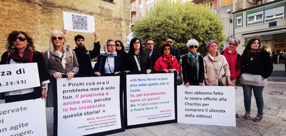 Caso Rugolo, nuova protesta contro i silenzi della Chiesa sugli abusi