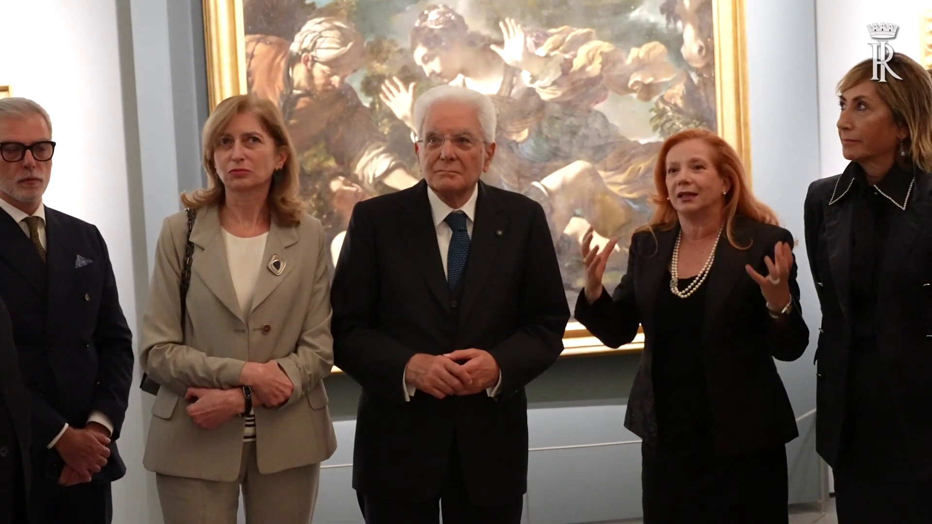 Mattarella visita la mostra “Guercino e i Ludovisi a Roma”