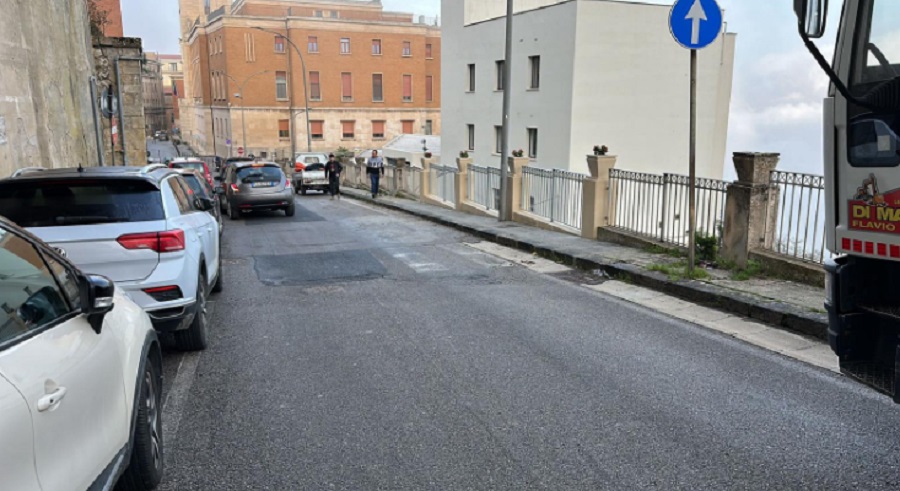 Ultimati i lavori in viale Savoca dopo l’incidente