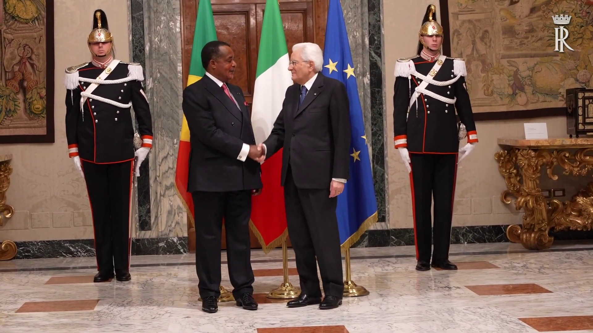 Mattarella incontra il Presidente della Repubblica del Congo