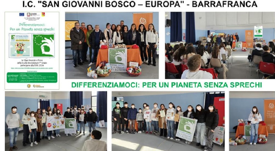 Scuola di Barrafranca protagonista nella Settimana europea per la riduzione dei rifiuti