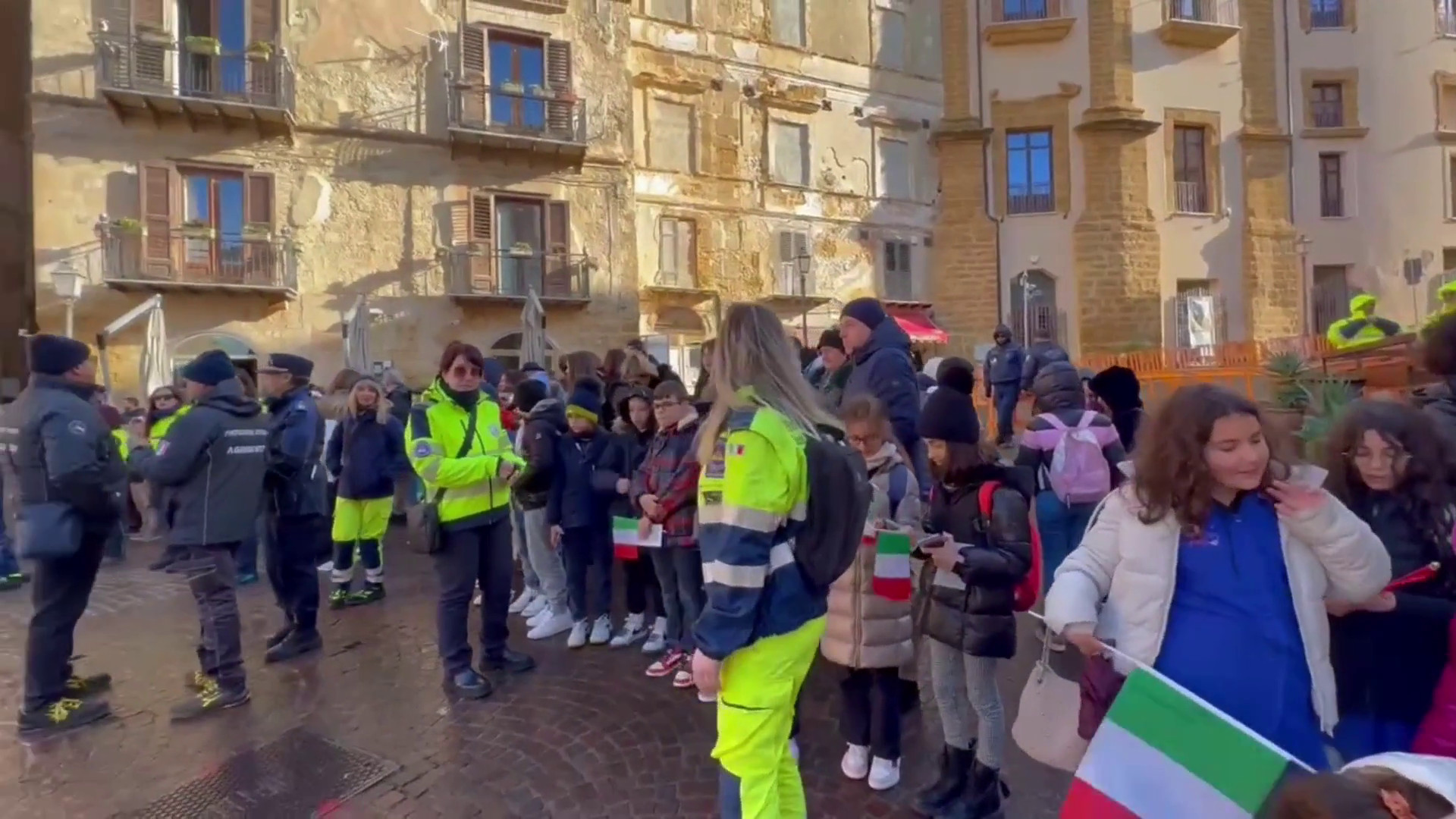 Agrigento Capitale Cultura, alunni in festa in attesa di Mattarella