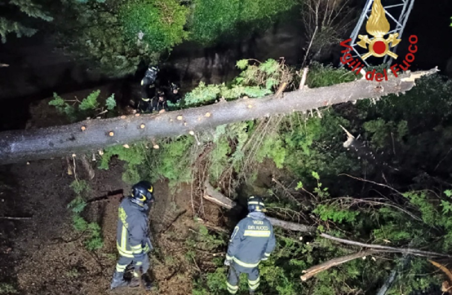 Maltempo, 27 interventi in nottata dei pompieri, al via la conta dei danni