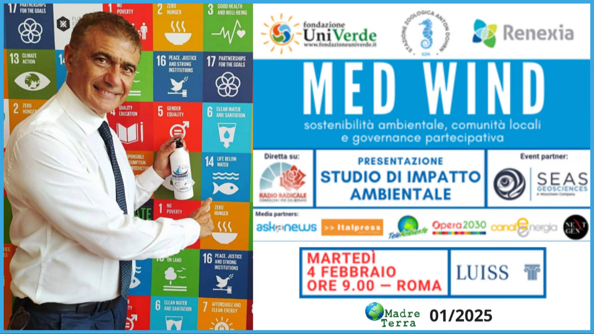 Madre Terra – Med Wind: presentazione Studio di Impatto Ambientale