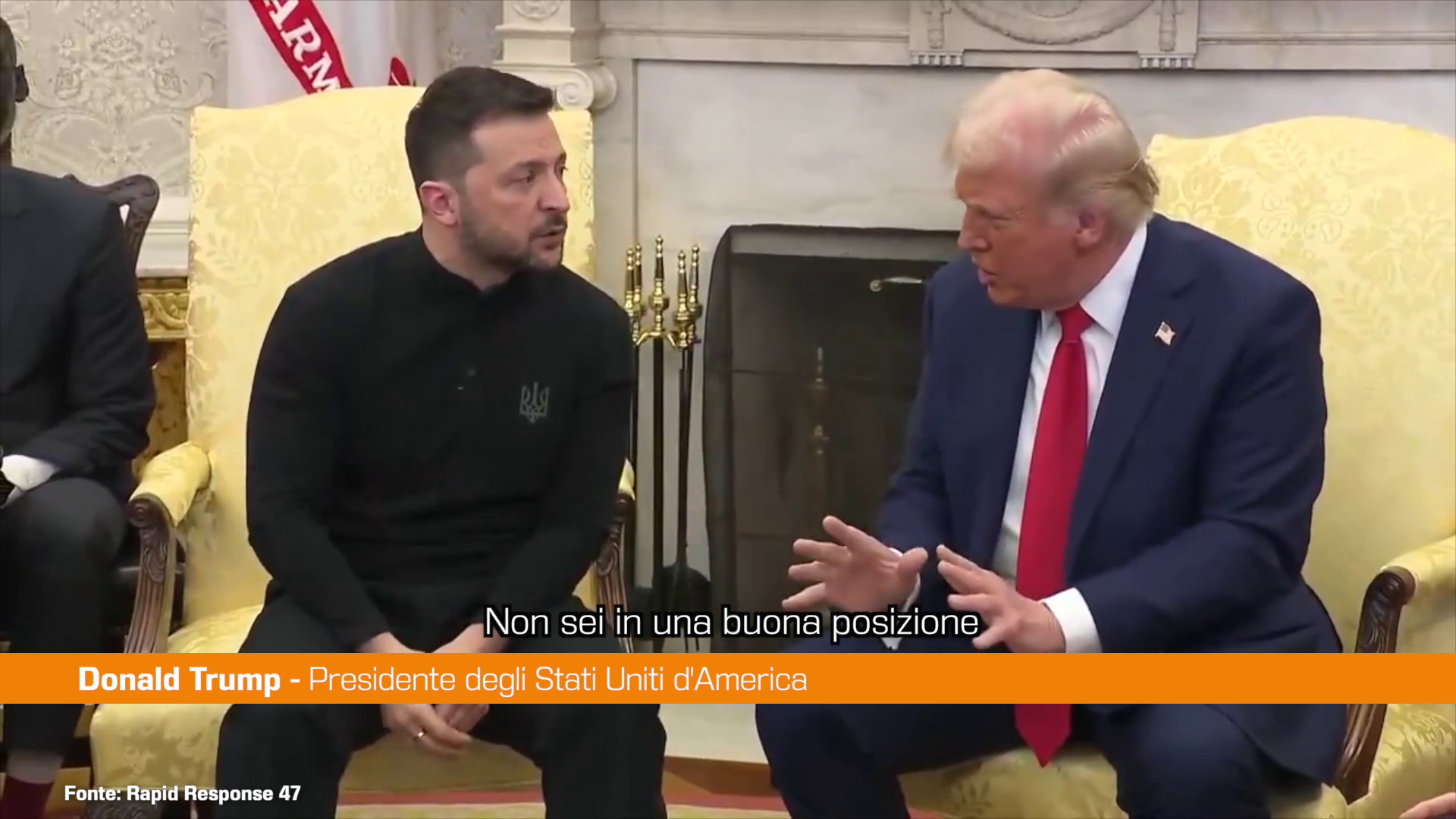 Trump a Zelensky “Stai scommettendo sulla terza guerra mondiale”