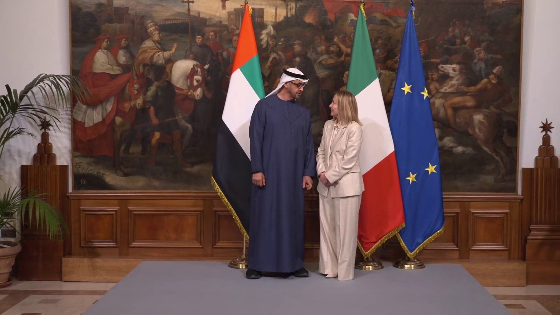 Italia-Emirati Arabi, accordi da 40 miliardi di dollari